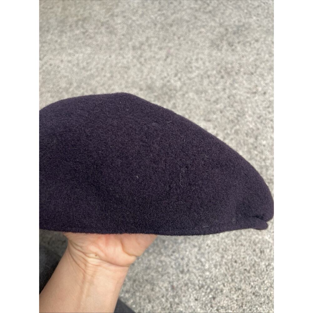 Vintage Burberrys Newsboy Cap Beret Sz 7 1/2" 100% Wool Hunting Hat England - Picture 6 of 13